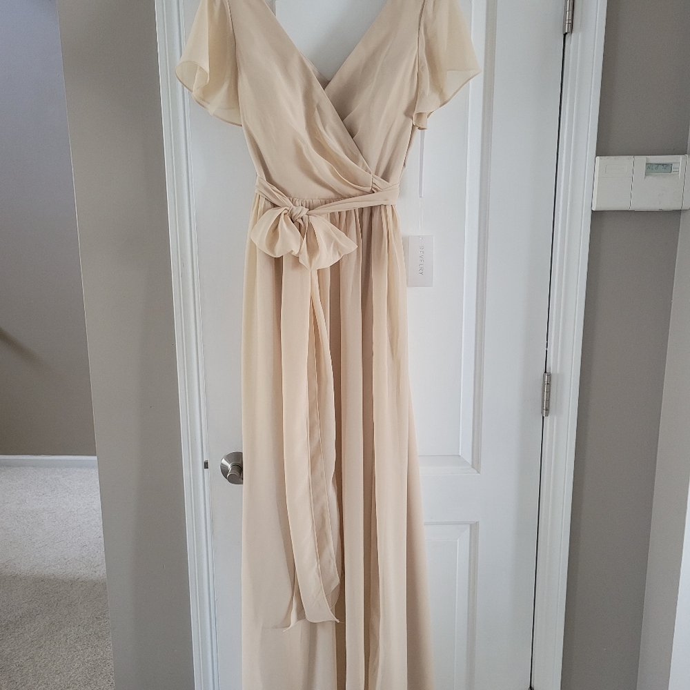 Revelry NWT Champagne Formal/ Bridesmaid Dress